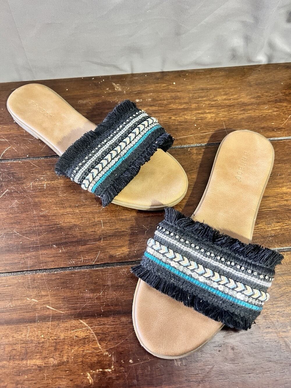 Bamboo Sandals boho-chic Size 7 Women’s TG2009